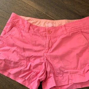 Lilly Pulitzer pink shorts- worn but no stains